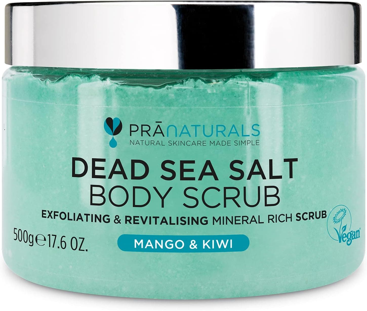 Exfoliante corporal PraNaturals Sal del Mar Muerto