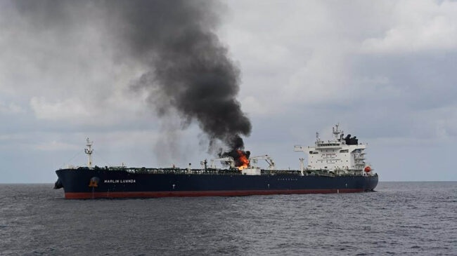 EEUU asegura que el último buque atacado por los hutíes en el mar Rojo llevaba maíz a Irán