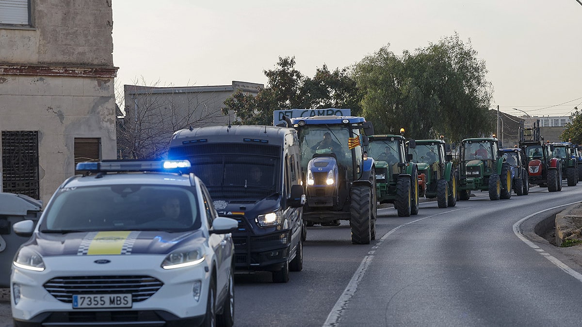 Tractoradas en Madrid: estas son las carreteras cortadas por la huelga de agricultores