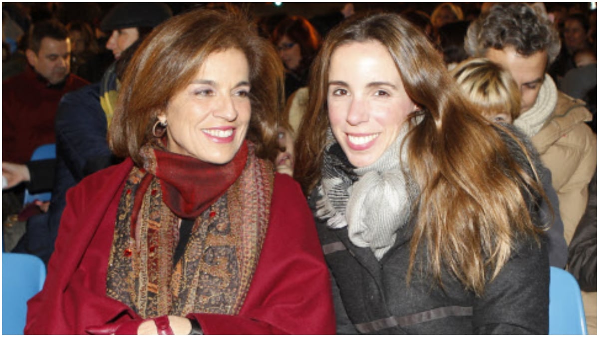 Ana Aznar junto a su madre, Ana Botella. 