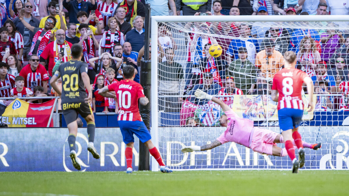 El Atlético de Madrid se da un festín y vence por 5-0 a Las Palmas