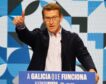 Feijóo pide concentrar el voto en el PP para frenar al nacionalismo en Galicia