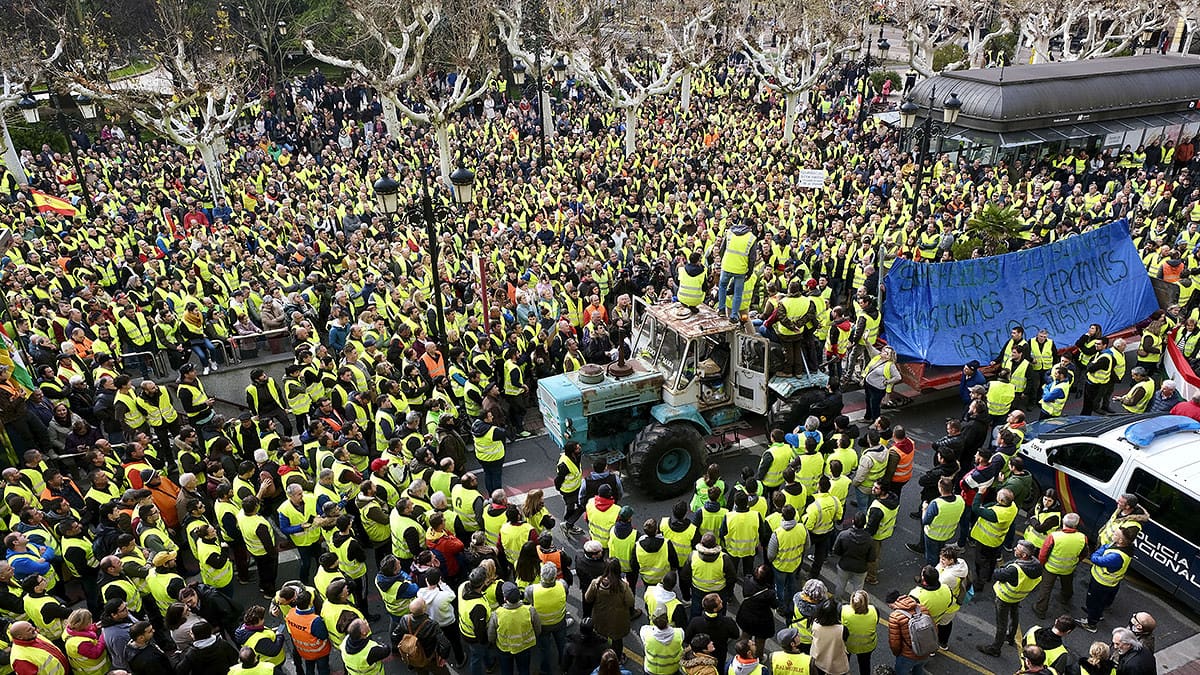 Interior blinda Madrid con mil antidisturbios ante el «asalto» de agricultores y transportistas