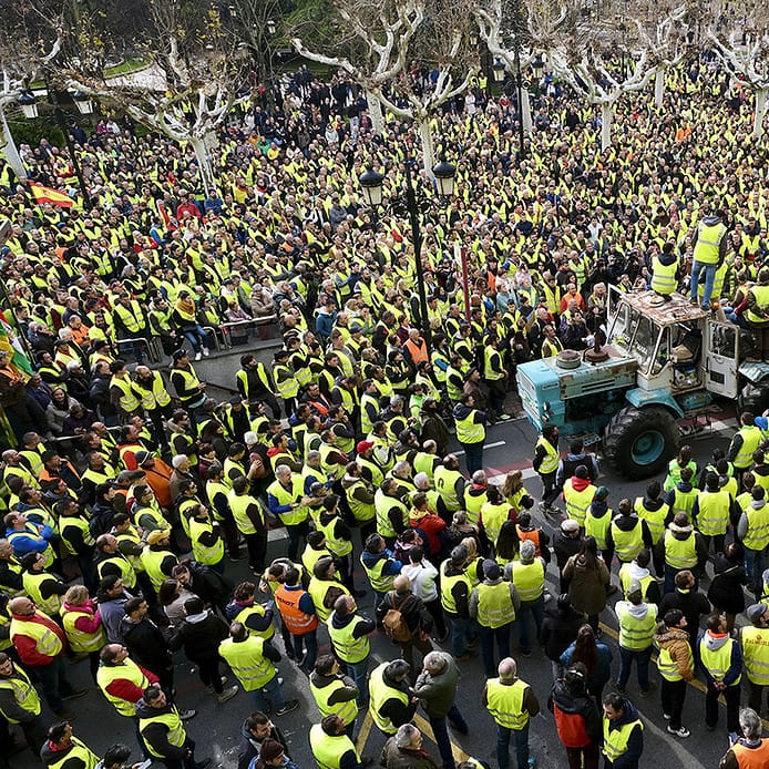 Interior blinda Madrid con mil antidisturbios ante el «asalto» de agricultores y transportistas