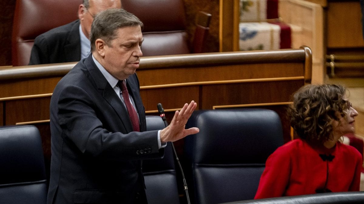 Luis Planas sufre un vértigo al contestar una pregunta en la sesión de control del Congreso