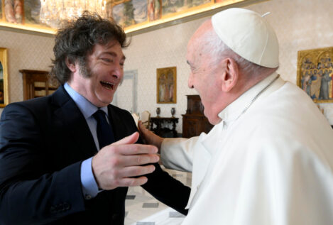 Milei consuma su reconciliación con el Papa y se reúne con él durante una hora en el Vaticano