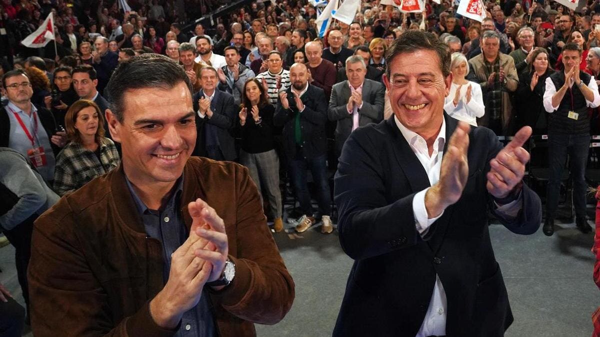 Sánchez cierra la campaña de las gallegas avisando de que marcarán «la caída de Feijóo»