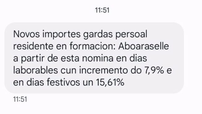 Sanitarios gallegos reciben por sms el anuncio de una subida salarial a dos días de los comicios