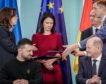 Ucrania y Alemania firman este viernes un histórico acuerdo en materia de seguridad