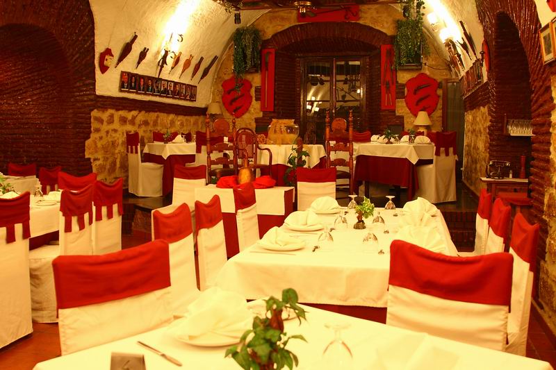 Sala del restaurante La Muralla, Melilla. 
Restaurante La Muralla