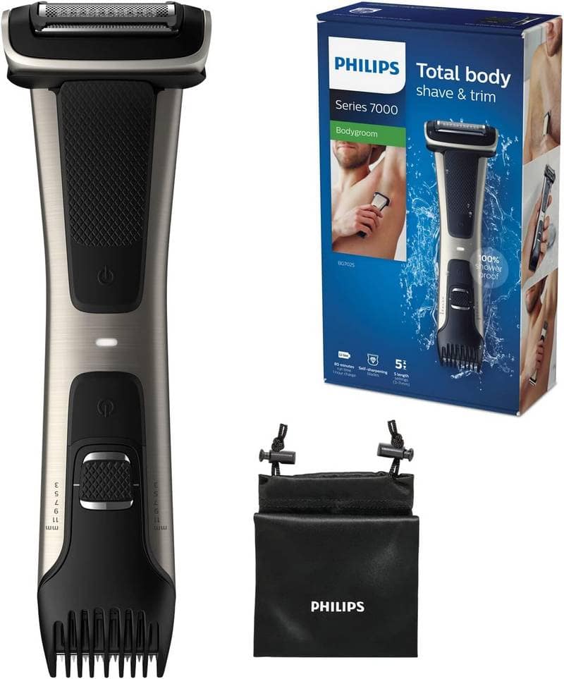 Afeitadora corporal para hombre Philips Serie 7000 BG7025 15