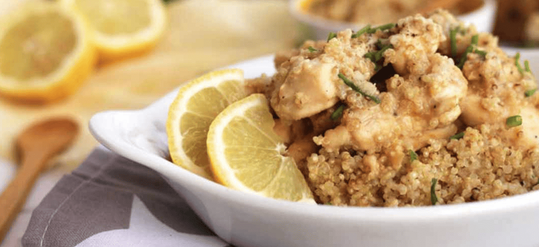 Renueva tu tupper: salteado de pollo al limón con quinoa