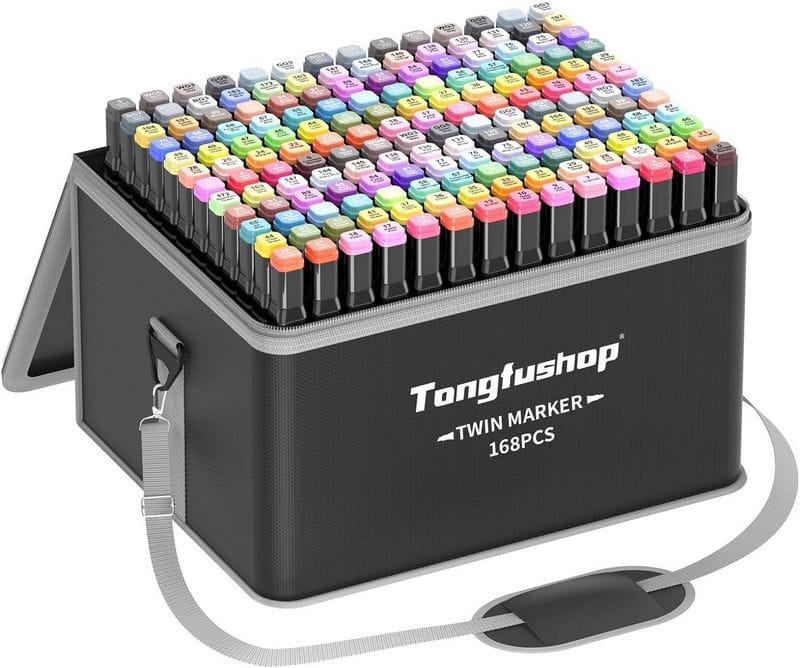Rotuladores de colores Tongfushop 168-MKB