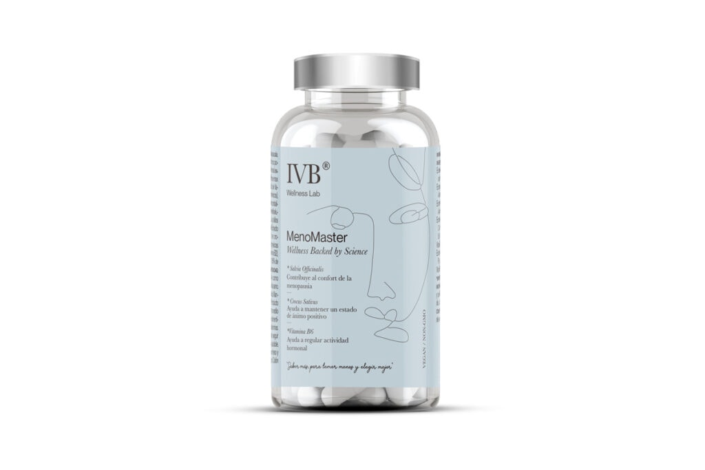Menomaster de IVB WellnessLab es una combinación de extractos de plantas y vitaminas para aliviar los síntomas de la menopausia