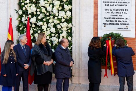 Madrid recuerda «con el corazón encogido» a las víctimas del 11-M en el 20 aniversario