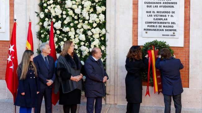 Madrid recuerda «con el corazón encogido» a las víctimas del 11-M en el 20 aniversario