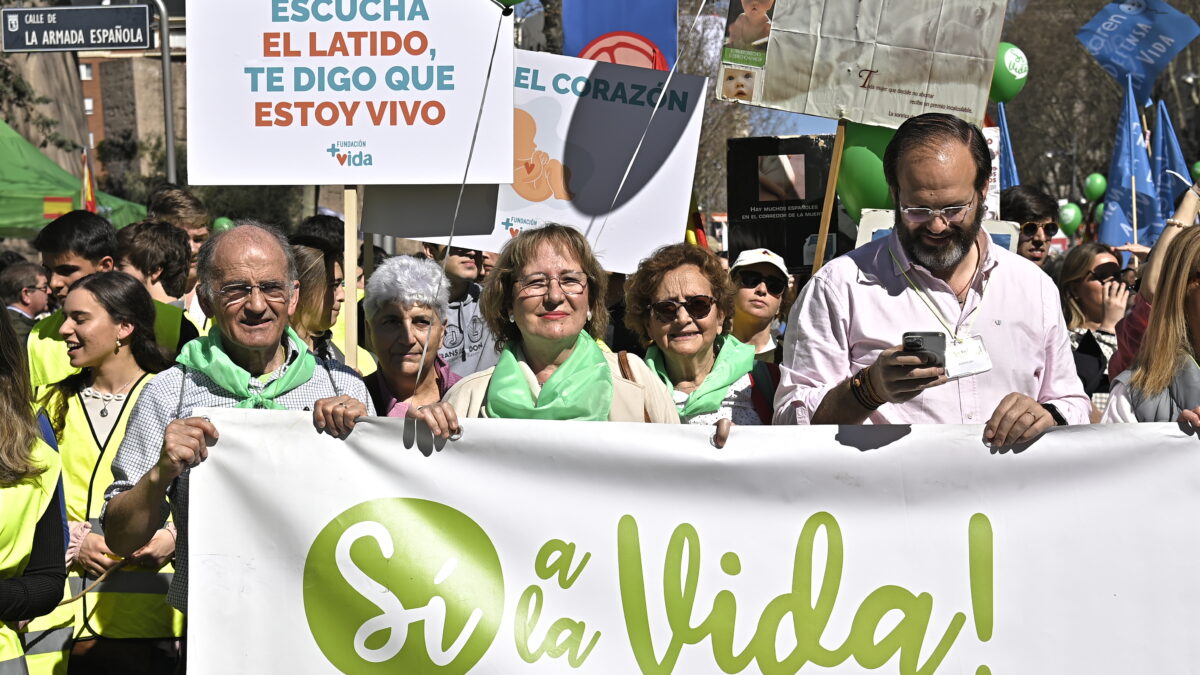 Más de 500 asociaciones se manifiestan contra el aborto este domingo en Madrid