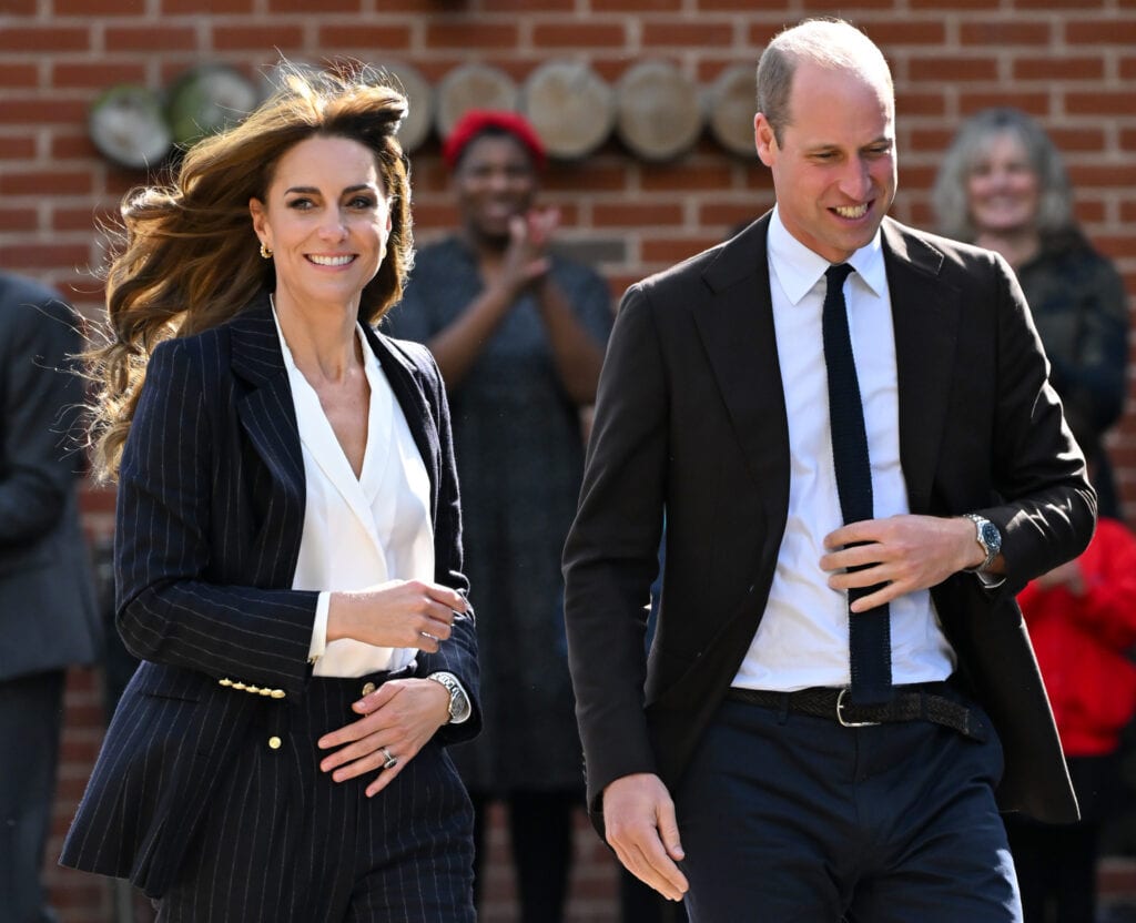 Kate Middleton y el príncipe Guillermo en el mes de octubre.