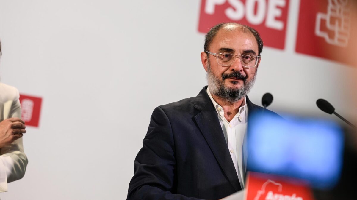 Lambán afirma que el socialismo está en «crisis» tras el declive electoral y el ‘caso Koldo’