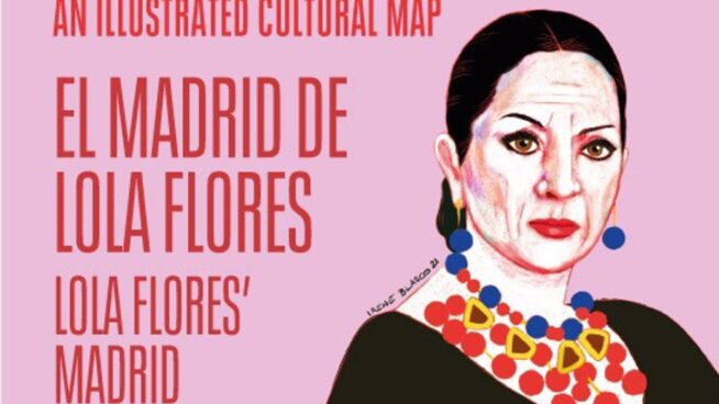 Un mapa ilustrado propone un recorrido por el Madrid de Lola Flores