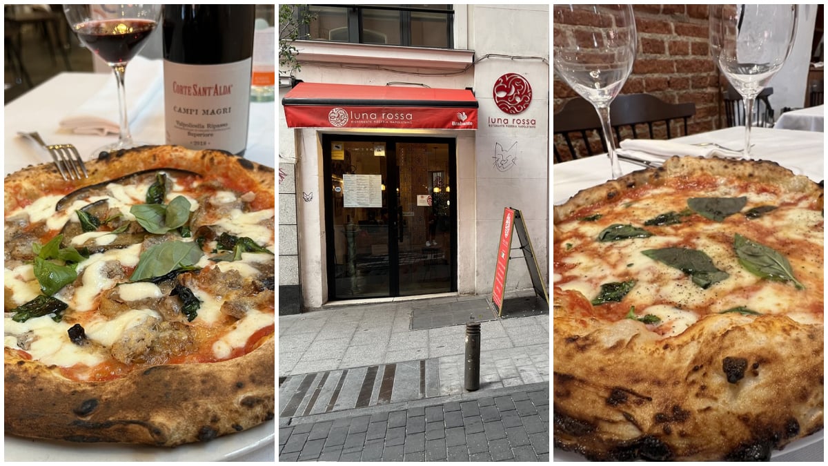 La pizzería Luna Rossa, la favorita de Pedro Sánchez. 