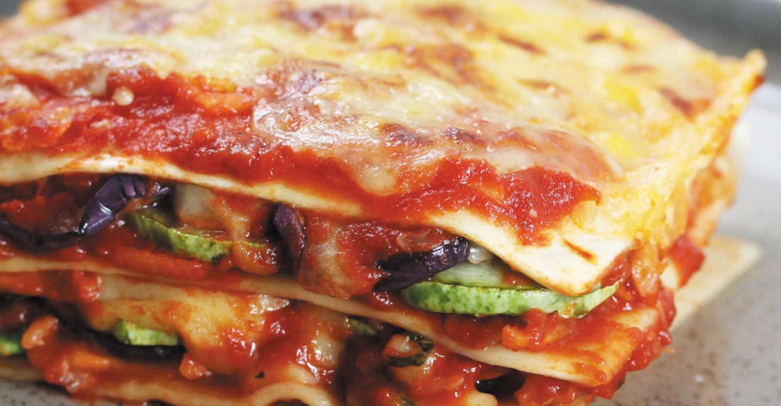 Pasticho de vegetales, versátil y original