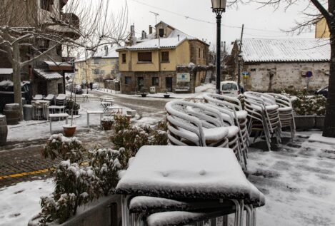El frío se instala en España hasta el sábado, con fuertes nevadas en zonas de montaña
