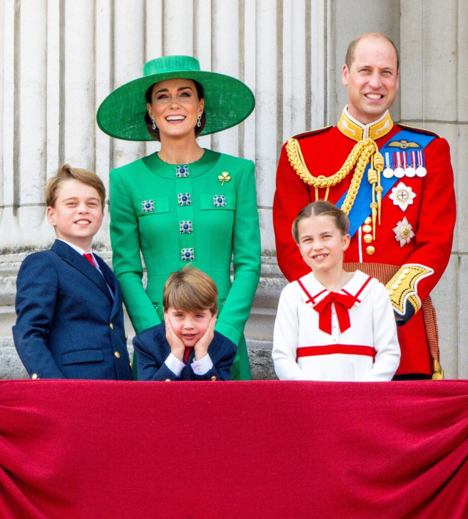 La Familia Real británica en 'Trooping the Colour'