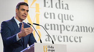 Sánchez gastó 27.500 euros en un acto para celebrar el estado de alarma inconstitucional