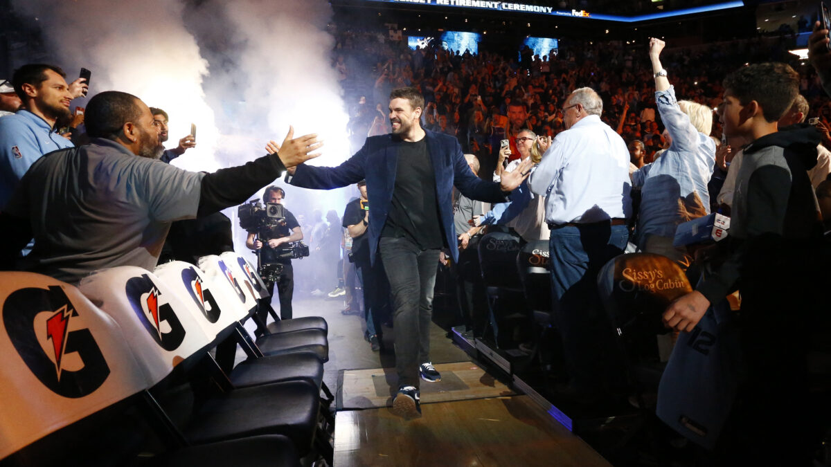 Los Memphis Grizzlies retiran el ’33’ de Marc Gasol, leyenda de la franquicia