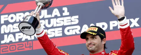 Carlos Sainz sube al pódium y Alonso es sexto en el Gran Premio de Japón