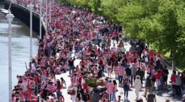 El ambiente festivo por la celebración de la Copa del Athletic inunda Bilbao