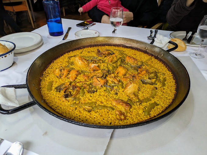 Paella del restaurante Samm, Madrid. Gerhard Gross