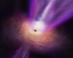 What is a stellar black hole and why is it not dangerous when located near Earth?