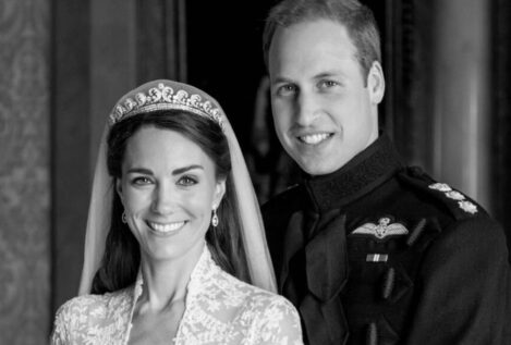 Kate Middleton y el príncipe Guillermo comparten una foto nunca vista de su boda