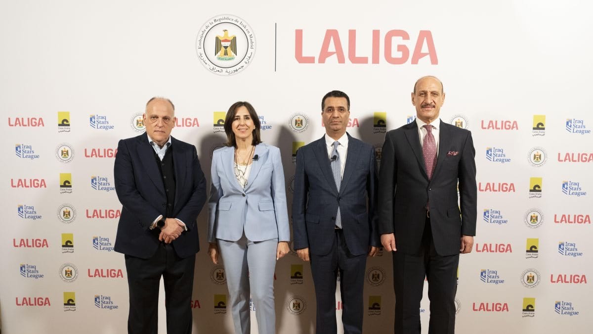 LaLiga valora el «éxito» de su proyecto para impulsar el fútbol profesional en Iraq