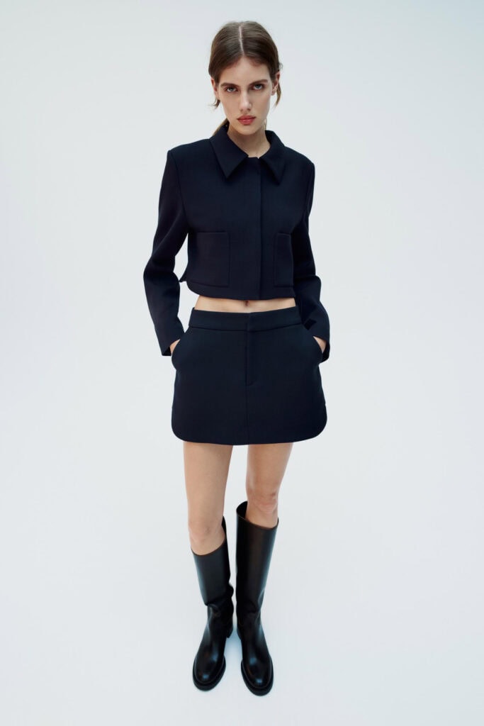 Minifalda de estilo años 60 de Zara. (PVP: 27.95€)