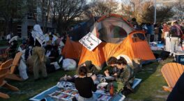 Un centenar de detenidos en el desalojo de una acampada propalestina en un campus de EEUU