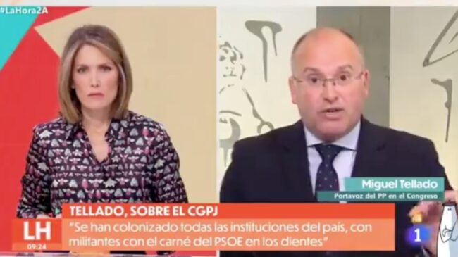 Bronco debate entre Tellado e Intxaurrondo en RTVE por la idoneidad de la nueva jefa del ente