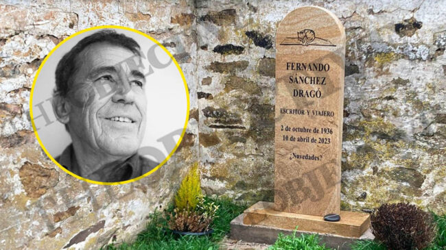 Sánchez Dragó sorprende con una pregunta a los que visitan su tumba: «¿Novedades?»