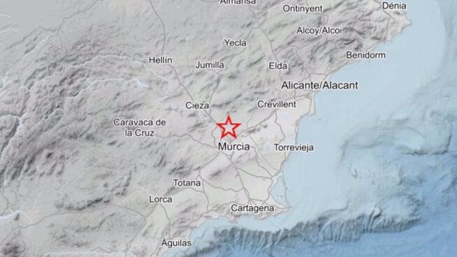 Molina de Segura (Murcia) registra un terremoto de tres grados de magnitud