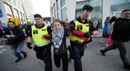 Greta Thunberg, detenida durante las protestas contra Eurovisión en Malmö
