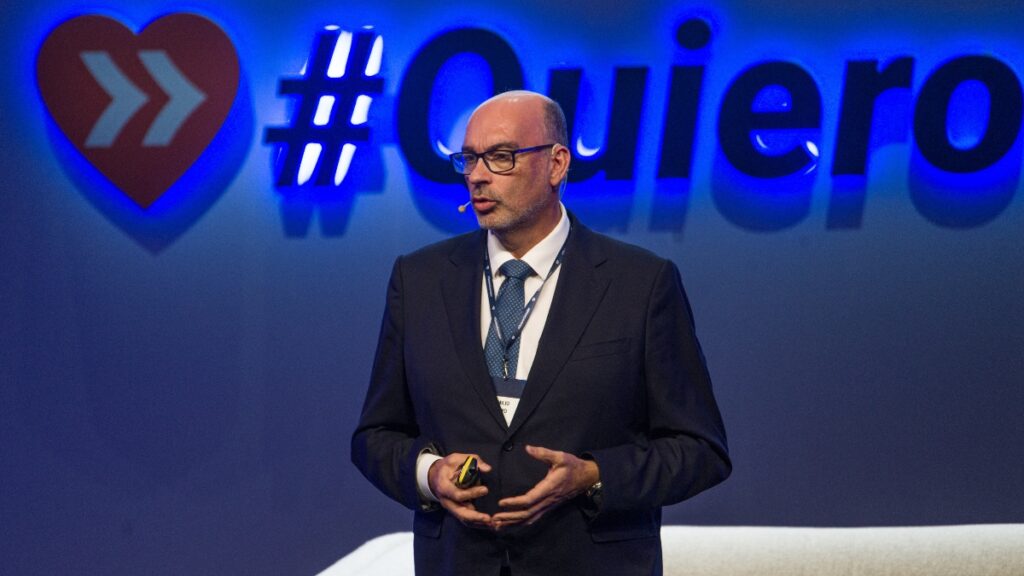 Emilio Gayo, presidente de Telefónica España, compañía que busca un acuerdo de red con Vodafone.