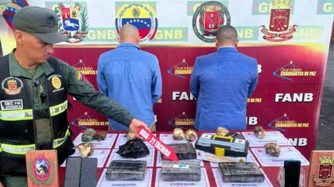 Venezuela caza con 194 kilos de droga al chófer privado de una diplomática española 