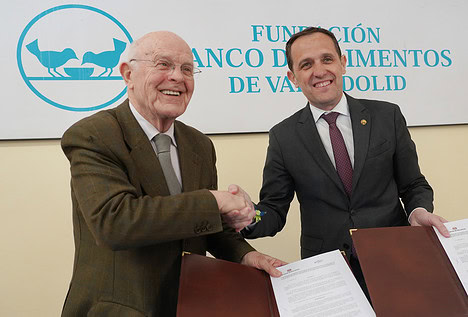La Diputación de Valladolid incrementa su convenio con el Banco de Alimentos