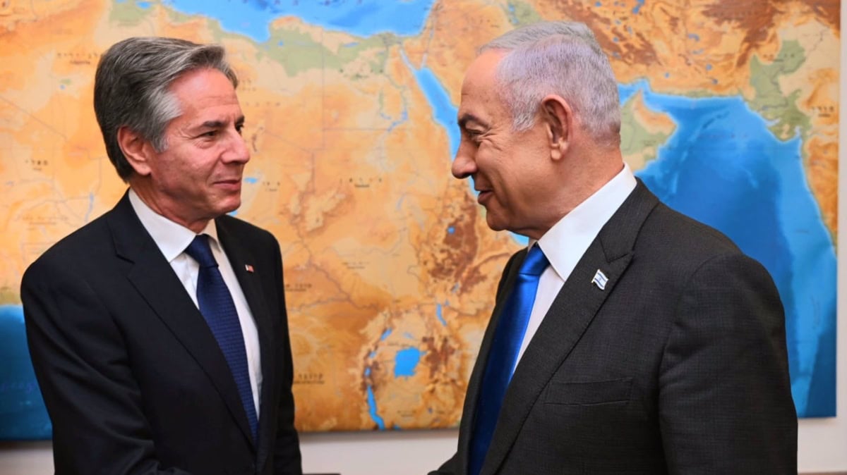 Blinken reitera ante Netanyahu la «clara posición» de EEUU en contra del asalto a Rafá