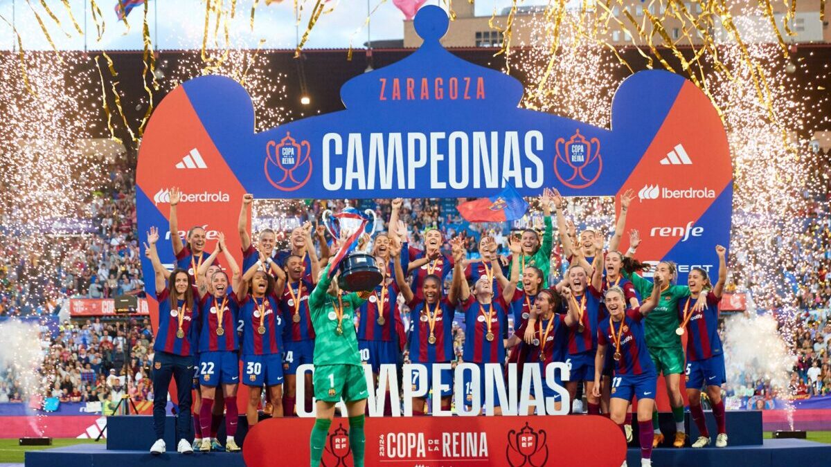 El Barça femenino fulmina a la Real Sociedad y se lleva la Copa de la Reina