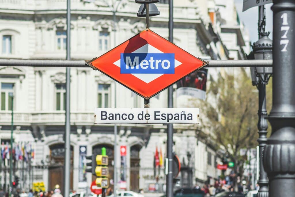 Metro de Madrid (Banco de España)
