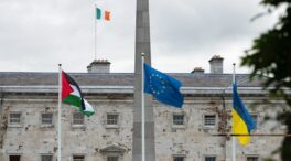 Detenido un hombre por intentar arrancar la bandera palestina del Parlamento irlandés
