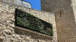 Polémica en Jaén por la instalación de un jardín vertical sobre la muralla medieval